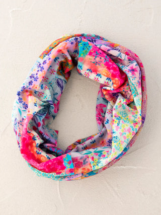 Boho Bandeau Pnk Wtrclr Patchwork