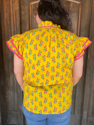 Millie Flutter Sleeve Top