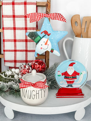 Snowman & Curious Cardinal Star