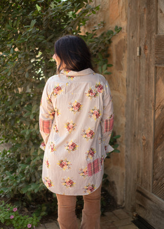 Floral Karen Button Down Top