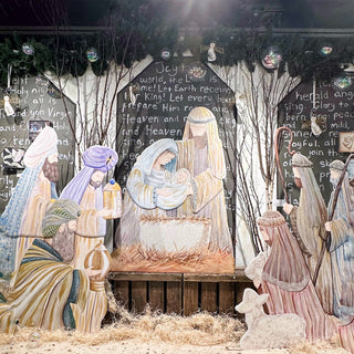 Holy Family Nativity Yard Set