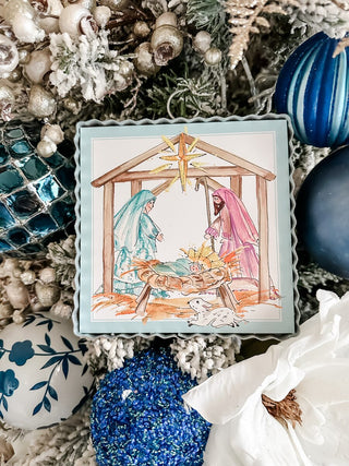 Charm with the holy family