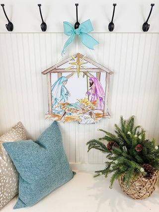 Beck's Holy Family PVC Door Hanger