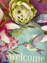Load image into Gallery viewer, Wreath Mesh Everyday Hummingbird