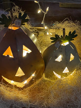 Load image into Gallery viewer, Tin Pumpkin Decor