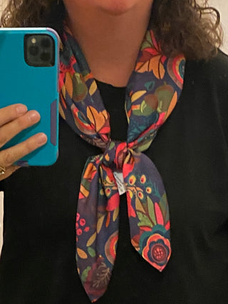 Wild Rag Scarf Fall Floral