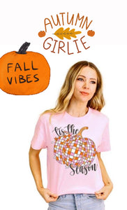 T-Shirt Tis the Season Disco Pumpkin 2X