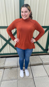 Turtleneck Top Cider L-XL