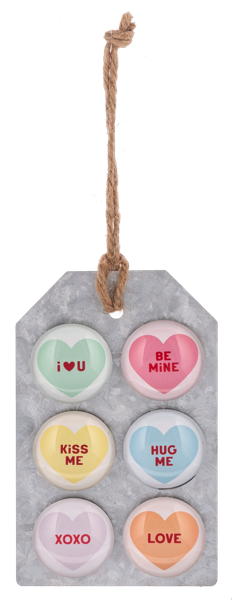 CANDY HEART MAGNET