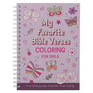 Coloring book for girls with butterfly designs on a white background