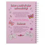 My Favorite Bible Verses Pink Wirebound Coloring Book