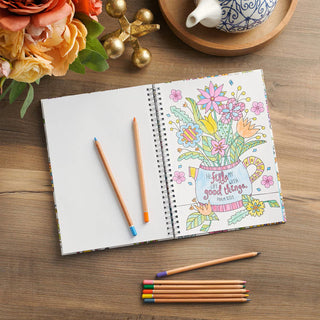Spiral Coloring the Psalms Coloring Book
