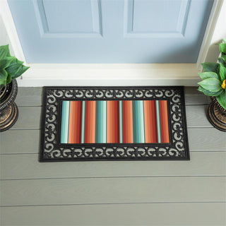 Southwest Pueblo Flocked Coir Sassafras Switch Mat