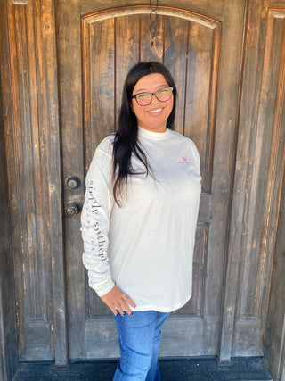 Less Meanies Line Long Sleeve Tee