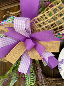 Grapevine Wreath Lavender