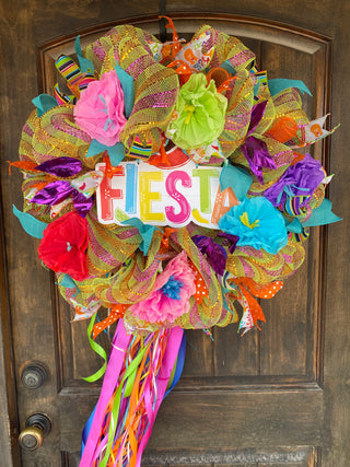 Wreath Mesh Fiesta with Tails Too