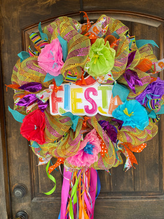 Wreath Mesh Fiesta with Tails Too