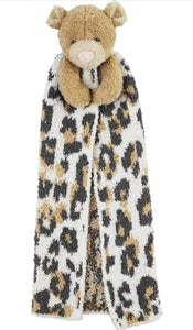 Brown Leopard Lovey Blanket