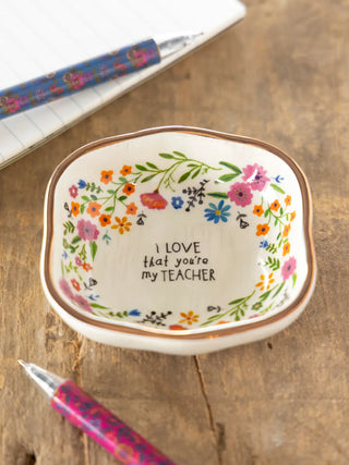 Antiqued Trinket Bowl Teacher
