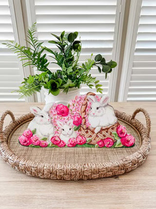 Mantle Roses & Bunnies