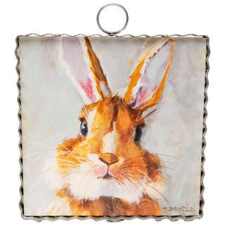 Decorative with a rabbit design on a white background