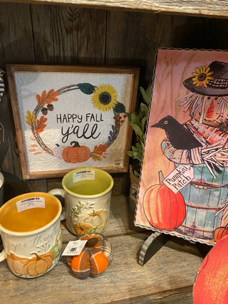 Scarecrow Ina Ice Cream Bucket