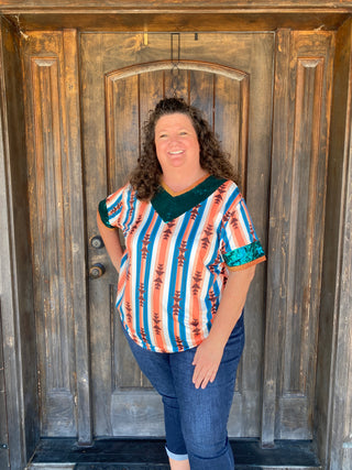 Desert Sparkle Sequin Top