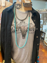 Load image into Gallery viewer, Leopard Cow Skull Tee