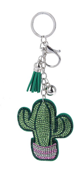 Key Ring Sparkle Cactus