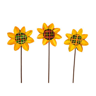 Plaid Mini Sunflower