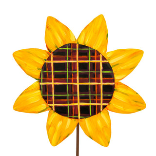 Plaid Sunflower Lg