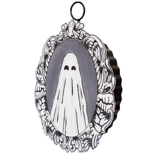 Oval Baroque Ghost Charm