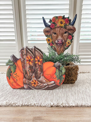 Pumpkins and Boots