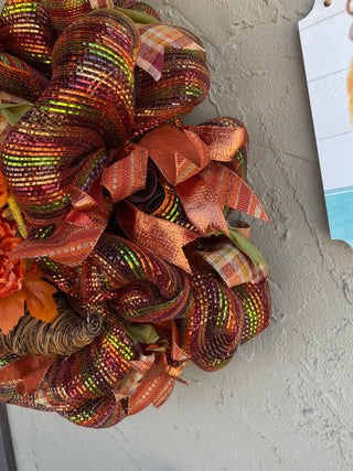 Wreath Mesh Cornucopia