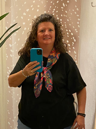 Wild Rag Scarf Fall Floral