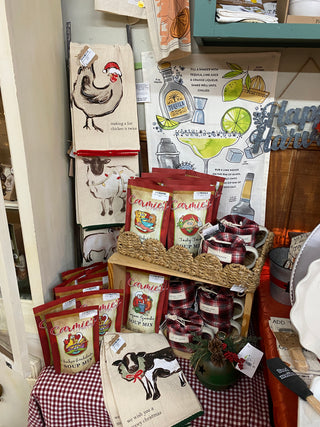 COW CHRISTMAS FARM TOWEL