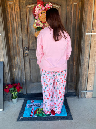 Candy Cane Holiday Pajama Pants