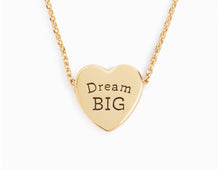 Load image into Gallery viewer, Art Heart Necklace - Dream Big