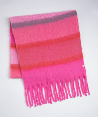 Bright Stripe Holiday Scarf
