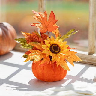 Harvest Blossom Faux Floral Table Decor, Autumn Su