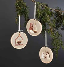 Load image into Gallery viewer, JOSEPH EMB HOOP ORNAMENT