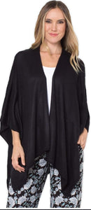 Bordeau Cardi Wrap Black