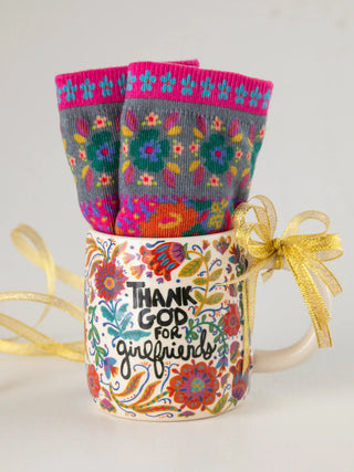 Mug Sock Set Crm Girlfriends