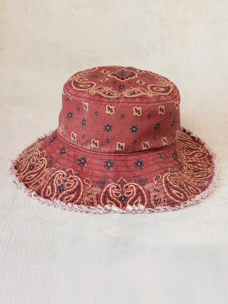 Bucket Hat Brick Red