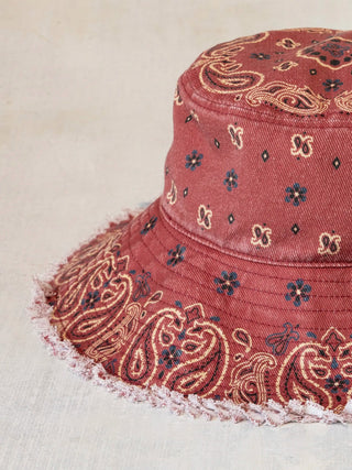 Bucket Hat Brick Red
