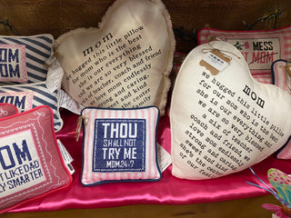 Mom Heart Pillow Smooth