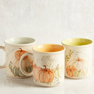 GATHER PUMPKIN MUG