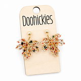 Fall Confetti Dainty Acrylic Leaf Dangle Earrings at MainStreet Mercantile