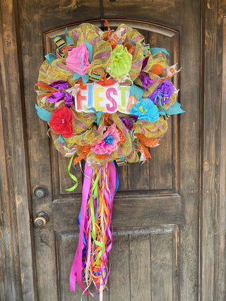 Wreath Mesh Fiesta with Tails Too