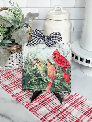 Mini Cardinal Family Print
